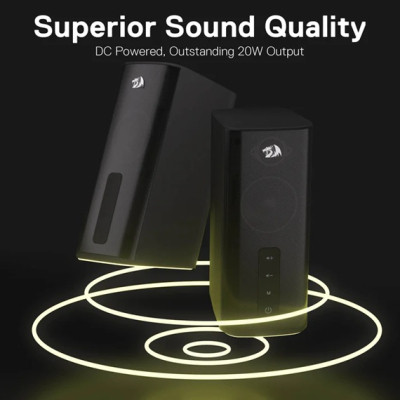 Акустическая система Redragon Connie GS814 RGB Bluetooth Black (71987) Винница - изображение 5