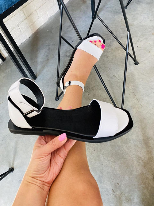 ARLEN Босоніжки жіночі ARLEN Бос-01/03 білі (літо, шкіра натуральна) (4092) 38р. Коломыя - изображение 5