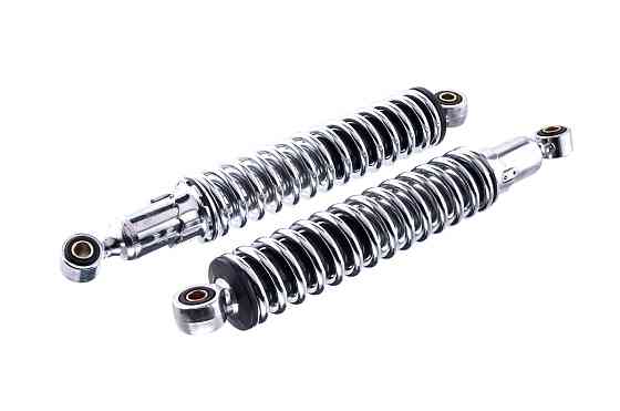 Амортизатори (пара) ІЖ 320mm, регульовані, без важеля (хром) JING (mod.B) Киев