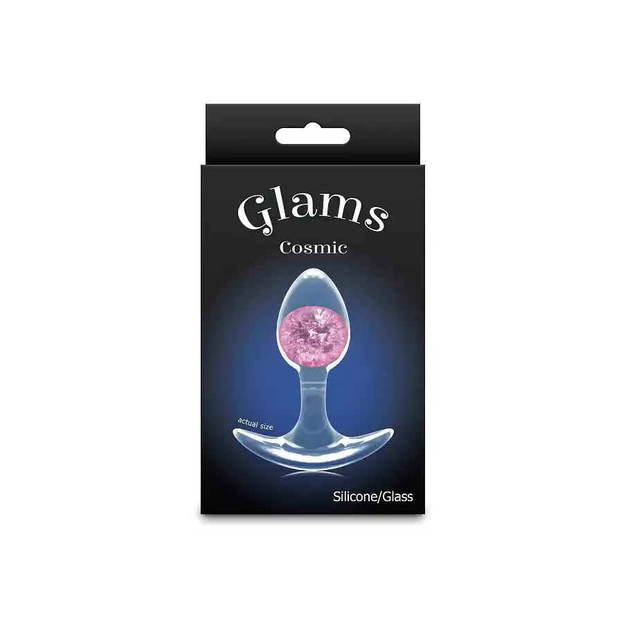 Анальна пробка NS Novelties Cosmic Glams - Small - Pink Львов - изображение 3