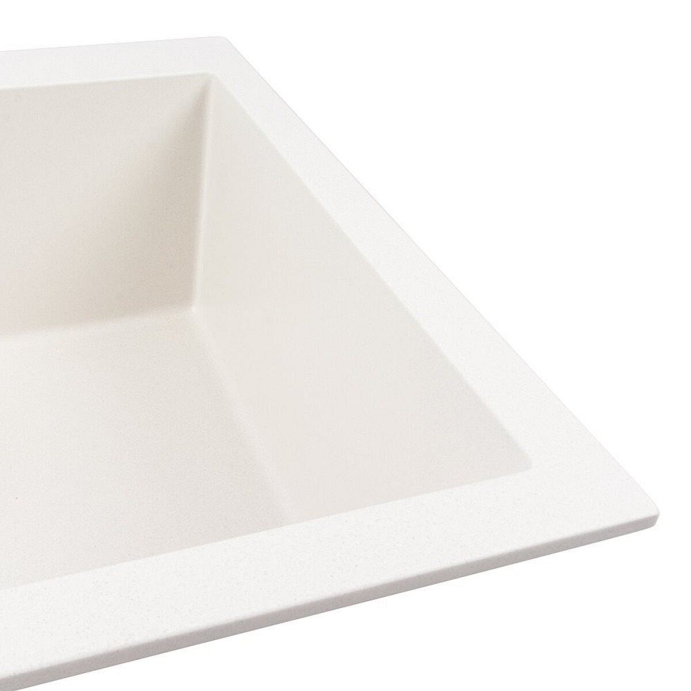 Кухонна гранітна мийка 5750 DAVINA VALESO білосніжна Коломыя - изображение 3