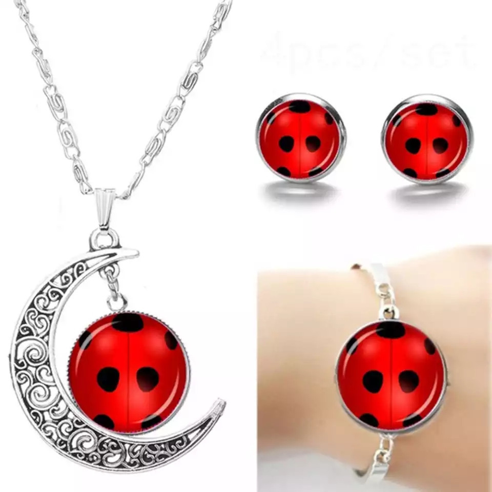 Набор бижутерии для детей серьги браслет кулон one size разноцветный Киев - изображение 5