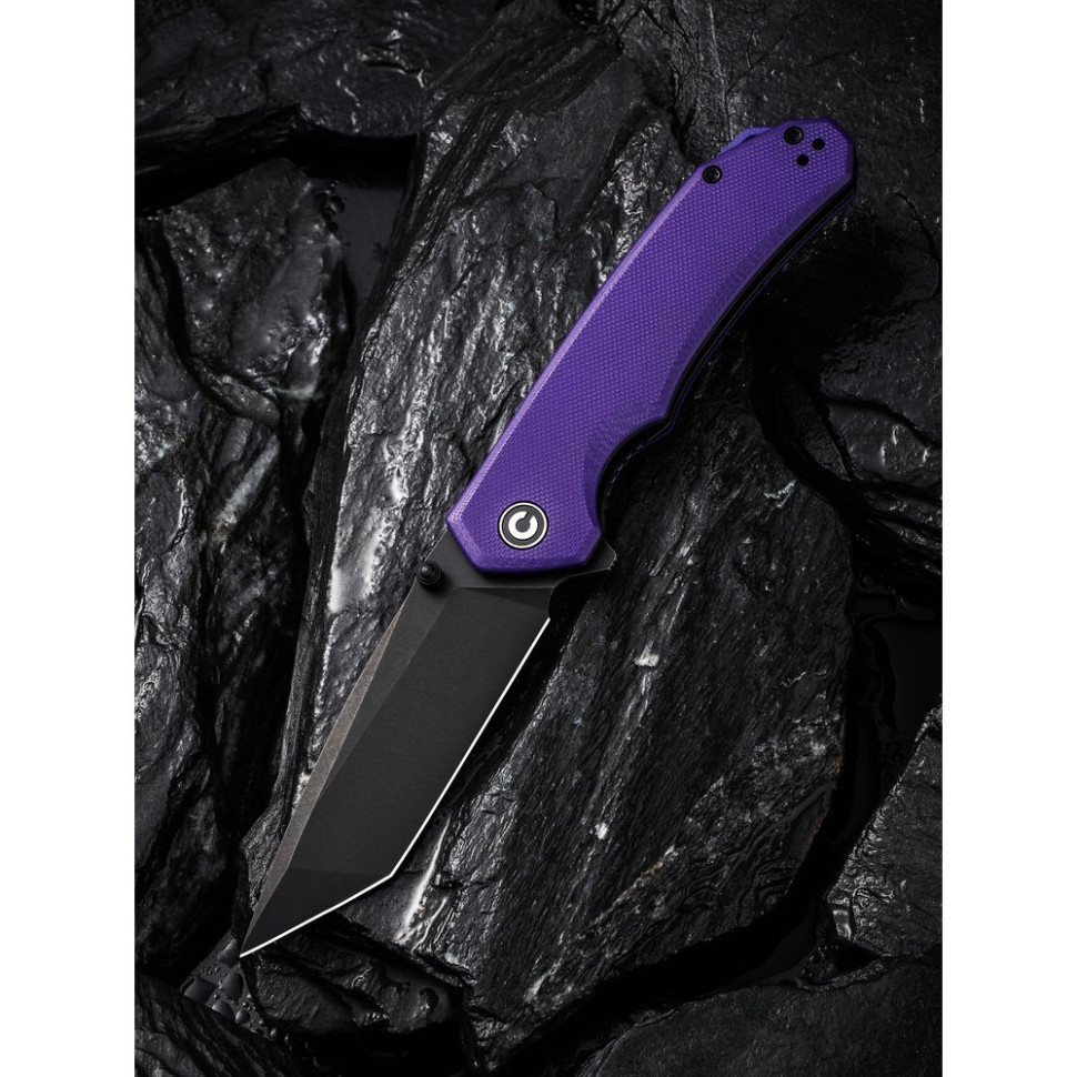 Нож складной туристический Civvi Brazen, (8.8 см) D2 / G10 фиолетовый Киев - изображение 8