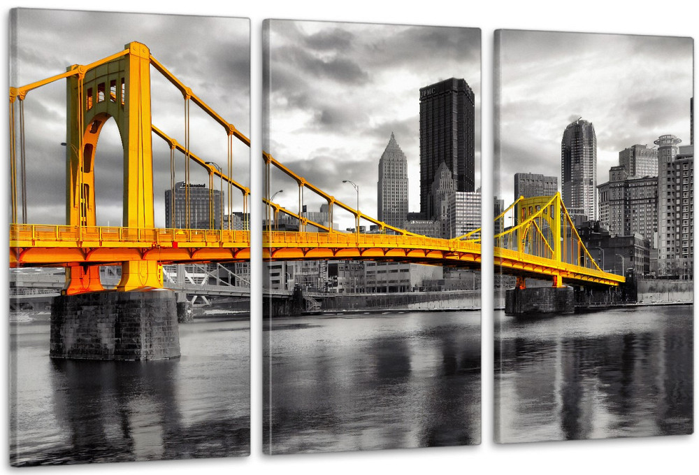 Модульная картина в гостиную / спальню  Золотий міст  ART-225_3A Киев - изображение 1