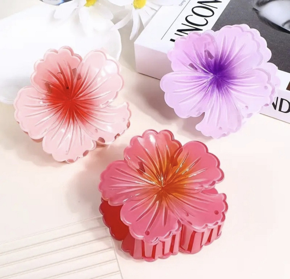 Заколка-крабік квітка Смела - изображение 4