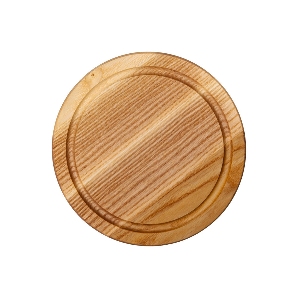 Дерев'яна дошка кругла 20 см для подачі ясен C9W200 Київ - фото 1