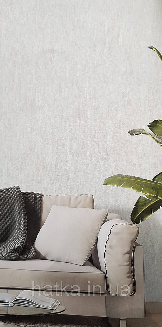 Шпалери вінілові на флізеліні Pera метрові під штукатурку структурні м'ятні бархати Київ - фото 1