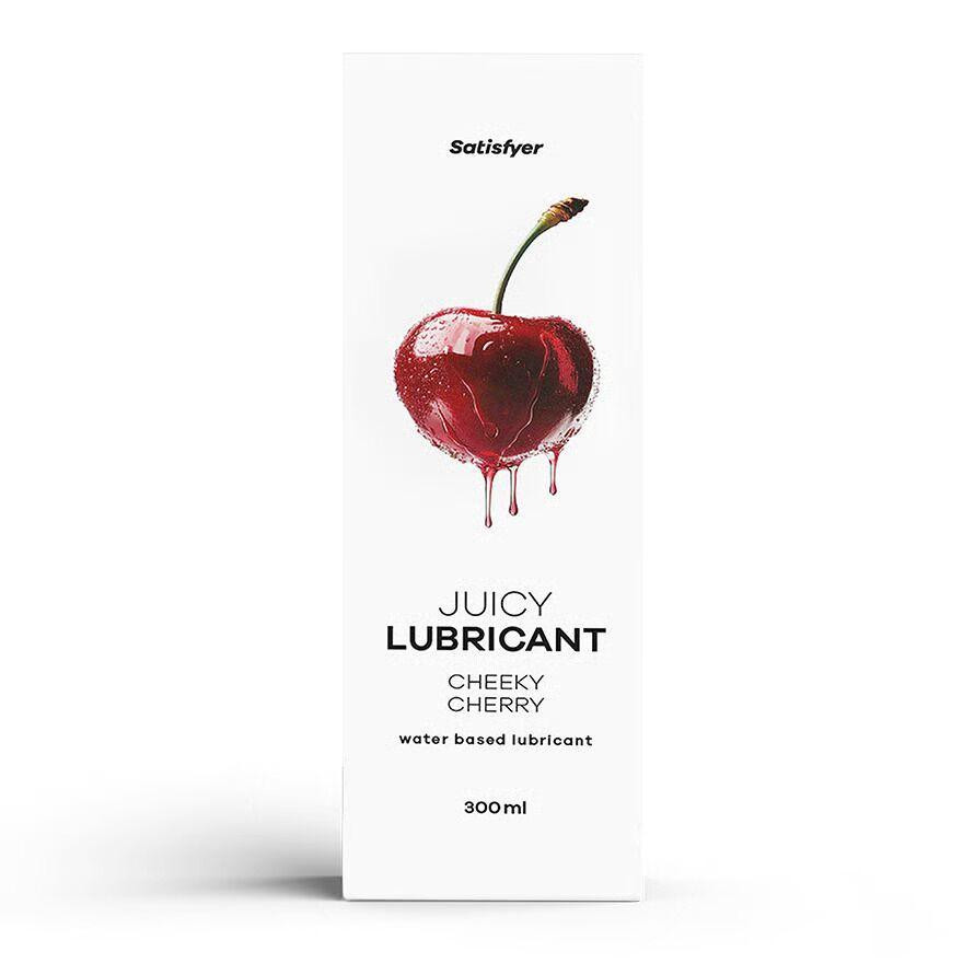 Лубрикант на водной основе Satisfyer Juicy Lubricant Cheeky Cherry water based 300 мл Sex Aura Киев - изображение 1