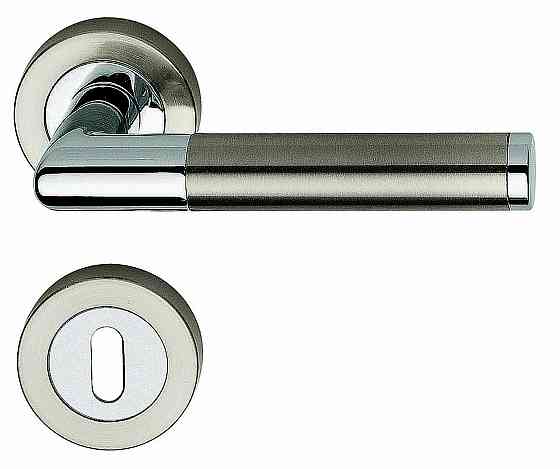 Ручка Linea Cali, модель KARINA Матовый никель/хром Киев