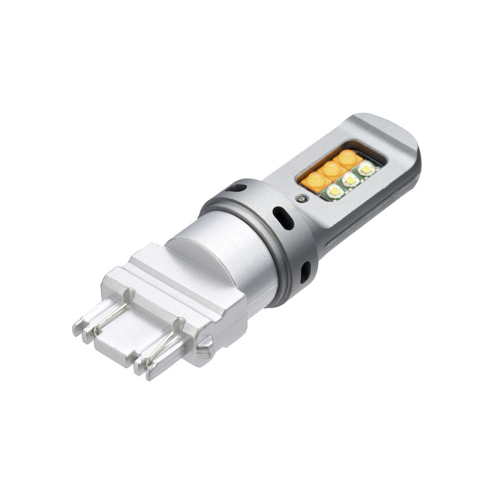 Світлодіодна лампа TBS 3157 P27/7W 12 діодів CREE W2,5x16q DRL + поворот 12V Харків - фото 6