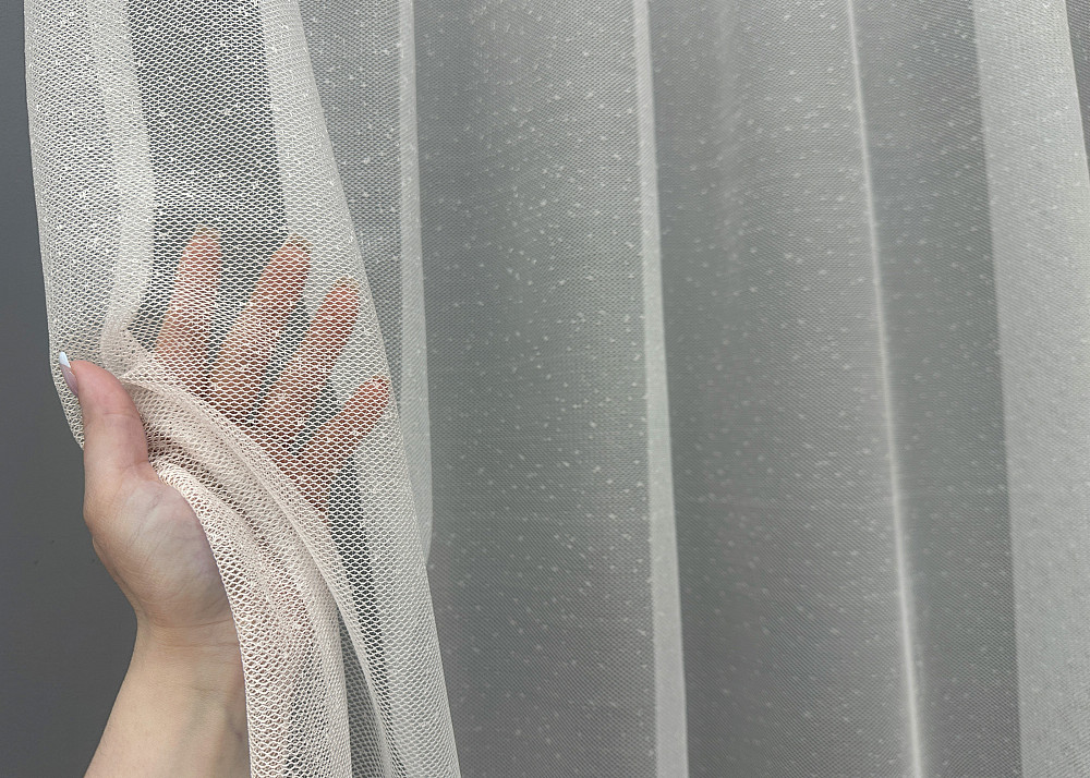 Тюль жакард колір білий 1669т Київ - фото 2