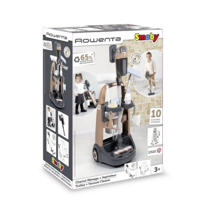Ігровий набір Smoby Вiзок для прибирания Ровента з ручним пилососом та аксесуарами (7600330326) Вінниця - фото 3