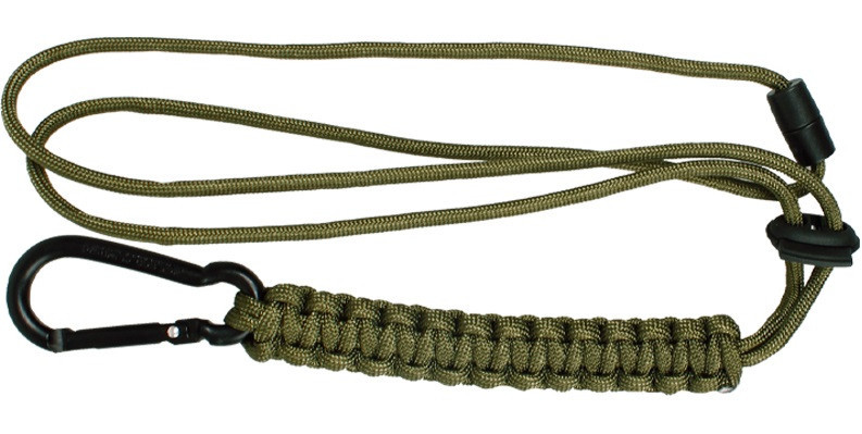 Карабин с веревкой из паракорда до 2.5 метра Mil-Tec от Sturm (15931501) Olive Нововолынск - изображение 2