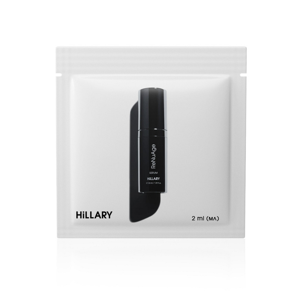ПРОБНИК Антигравитационная моделирующая сыворотка с экзосомами центеллы для лица и шеи Hillary ReNuAge ContourLift Serum, 2 мл Киев - изображение 1