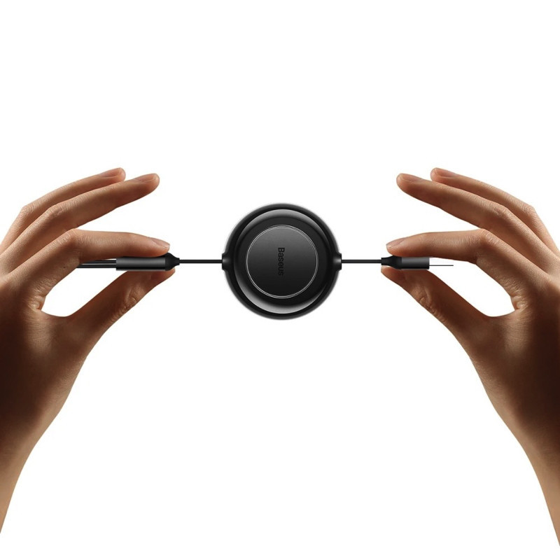 Кабель Baseus Free2Draw 3-в-1 для быстрой зарядки 1.1м черный Киев - изображение 3