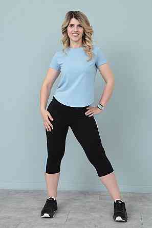 Спортивний костюм з бриджами "Dion" оптом | Батал Блакитний, 54-56 Київ