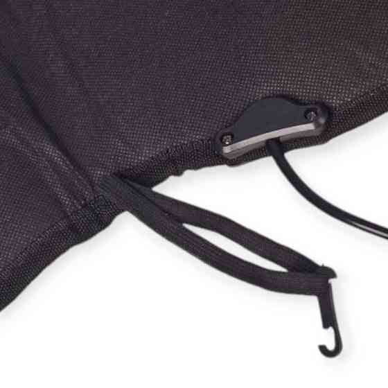 Накидка подогревом сиденья+спинка высокая черная 12в, 48вт, переключ. 3 режима, 117х50см с Мукачево