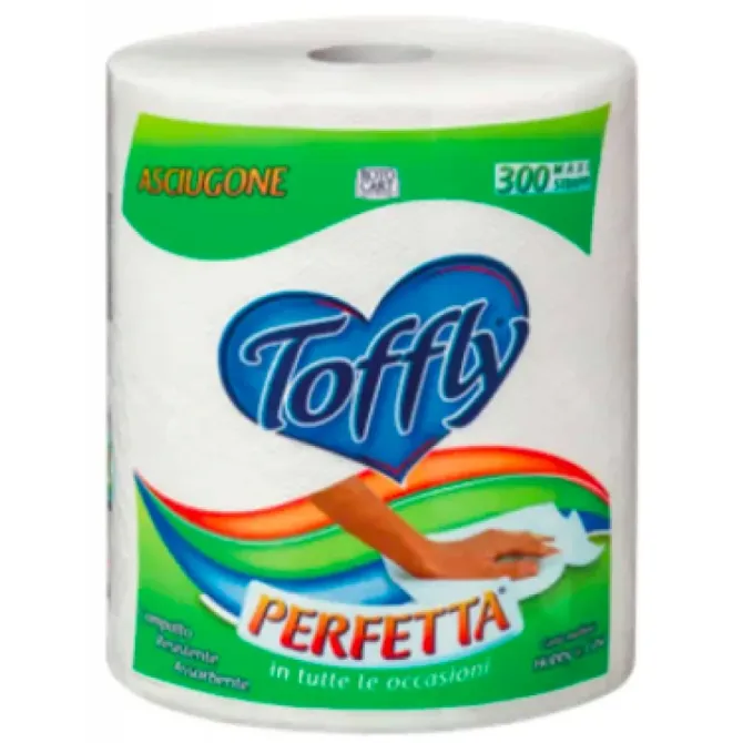 Паперові рушники Toffly Perfetta 2-шарові 300 відривів Львів - фото 1