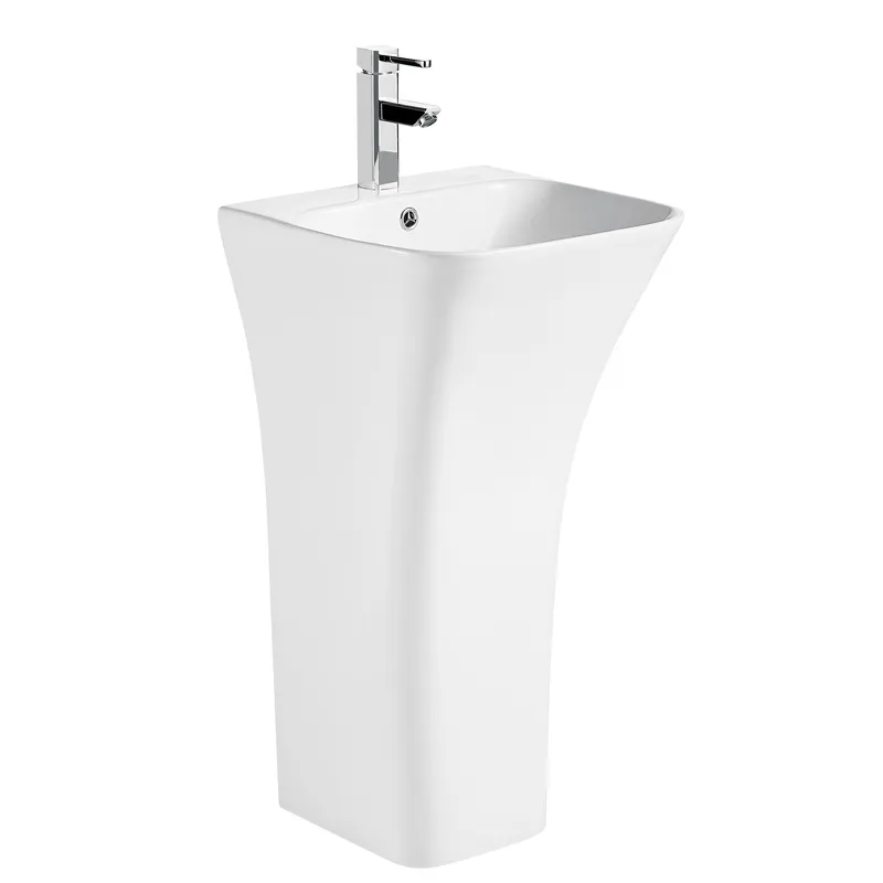 Раковина моноблок Mixxus BEVEL-1101 з отвором під змішувач та переливом 450х435х835mm   ( MI6697 ) 23276 Харків - фото 1