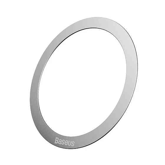 Пластина для магнітного тримача Baseus Halo Series Magnetic Metal Ring（2pcs/pack）Silver Ковель