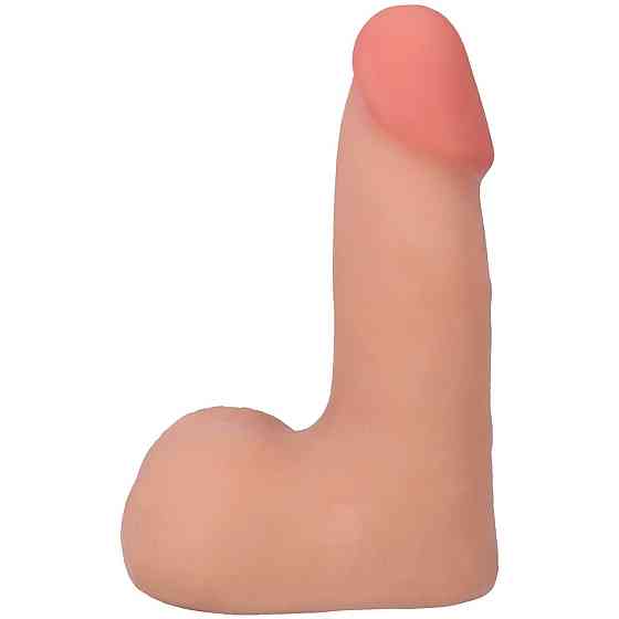 Фалоімітатор Doc Johnson The Realistic Cock ULTRASKYN - 5" with Balls Vanilla (надрив паковання!!!) Sex Aura Київ