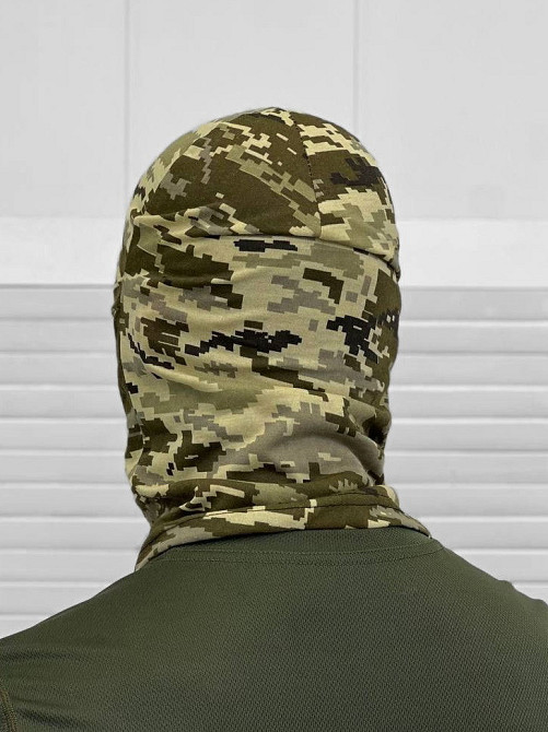 Балаклава чоловіча тактична підшоломник піксель Одеса - фото 3