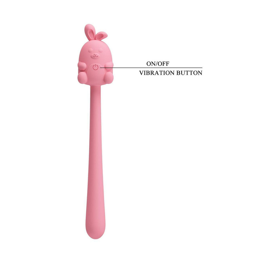 Вібратор CUTE BUNNY, Flirting Stick, 7 vibration functions, Magnetic USB charging Sex Aura Київ - фото 9
