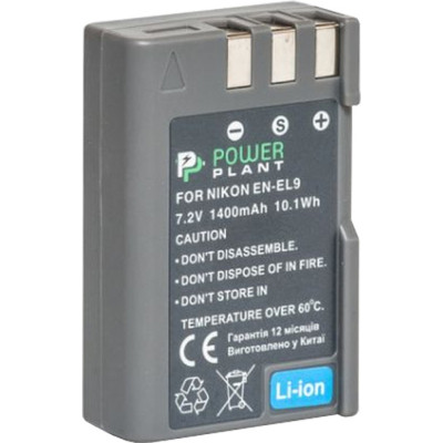 Аккумулятор к фото/видео PowerPlant Nikon EN-EL9 (DV00DV1173) Винница - изображение 1