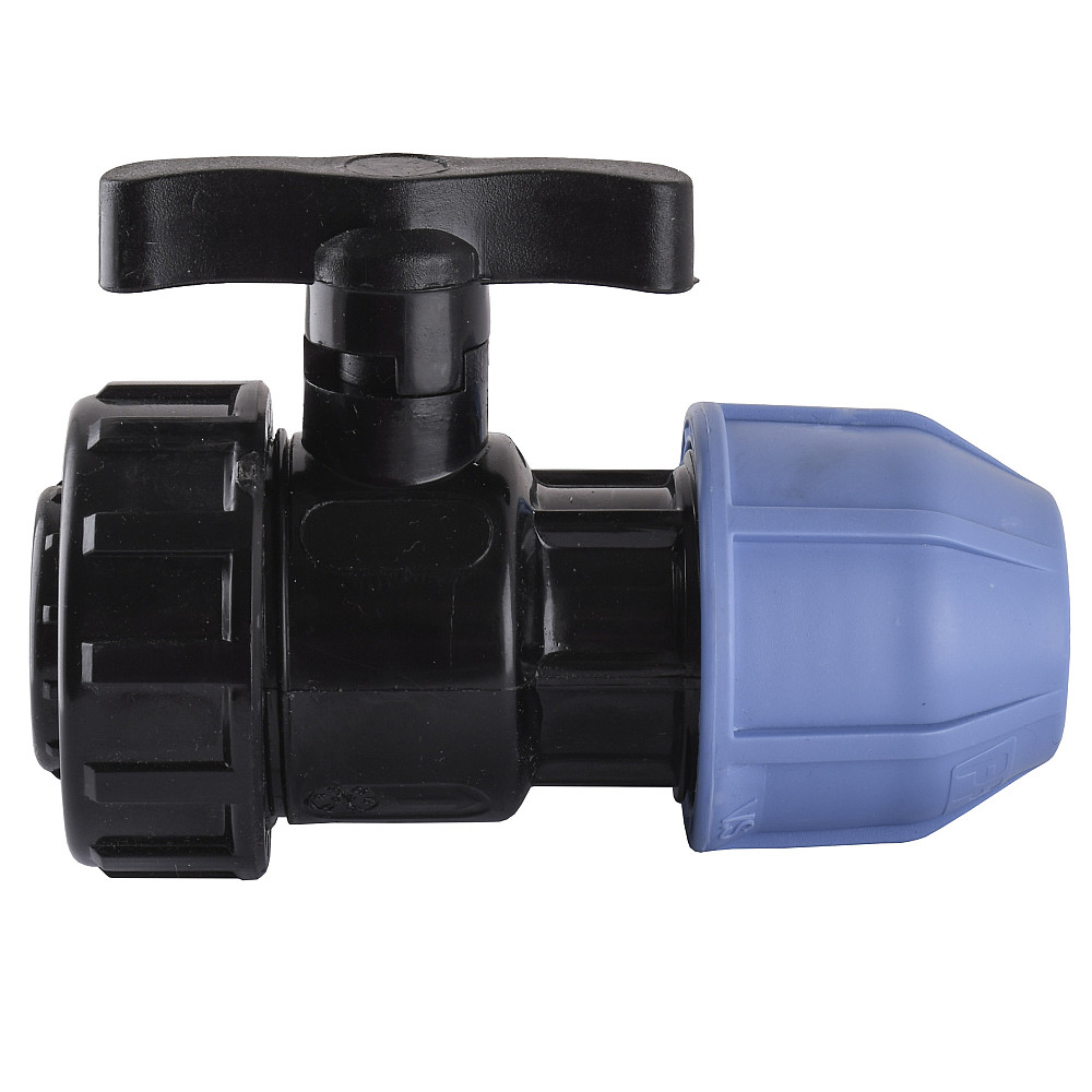 Кран кульовий ПНД Vsplast 20*1/2 ''  ВР 6002 Тернополь - изображение 1