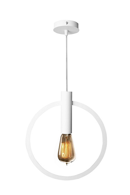 Світильник лофт підвісний Е27 Asket NL 3033 WH білий Київ - фото 1