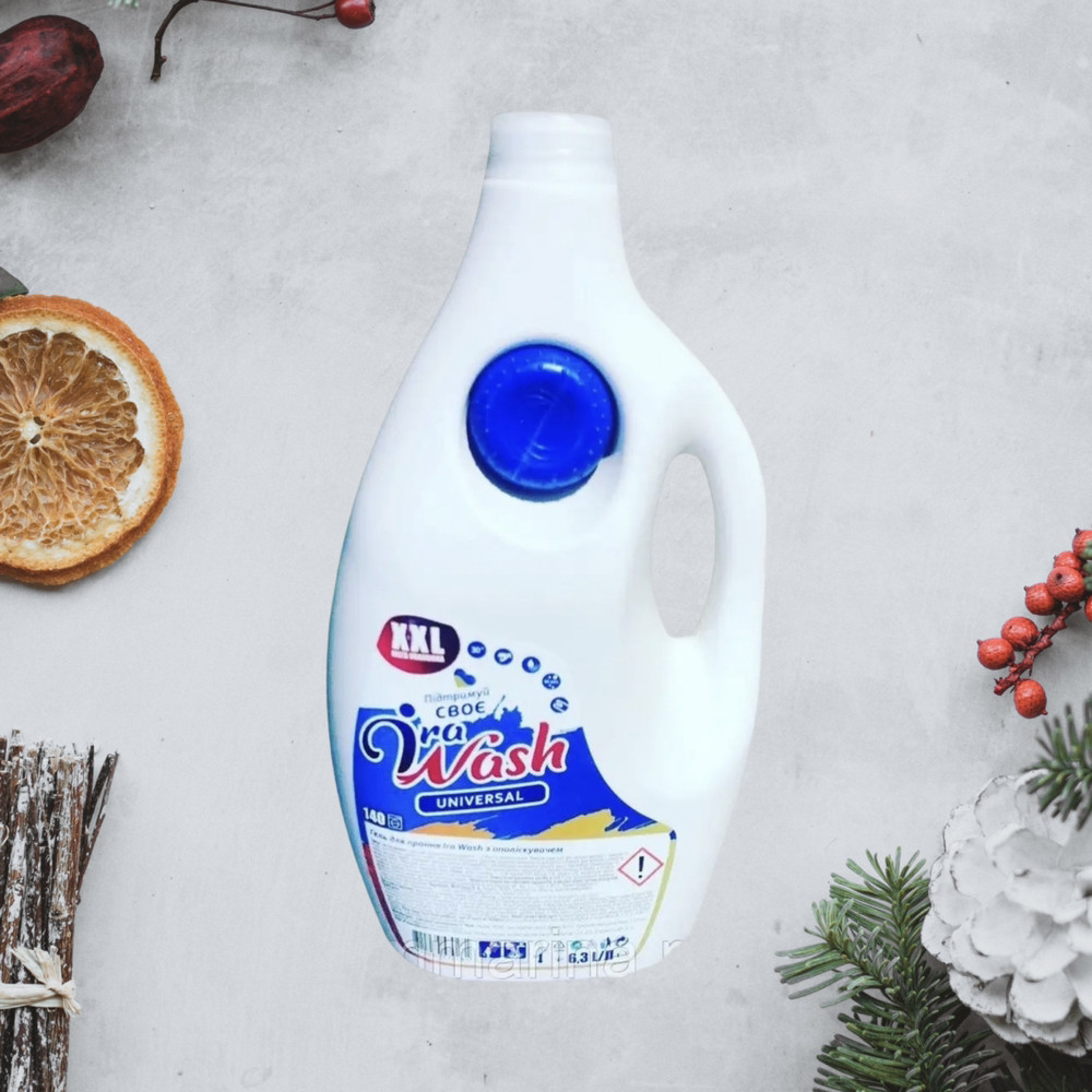 Гель для прання з ополіскувачем ira wash universal 6.3 л + 6.3 л Дуопак 280 прань. Виноградів - фото 10