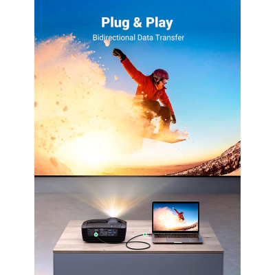 Кабель мультимедийный HDMI M to DVI M 1.5m HD106 black Ugreen (11150) Винница - изображение 6