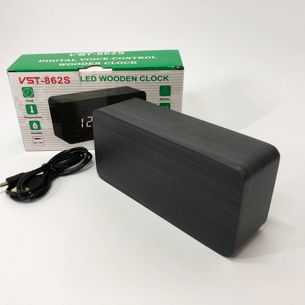 Практичные электронные часы VST-862S-6, Настольные часы с MT-165 автоматической подсветкой Киев - изображение 8