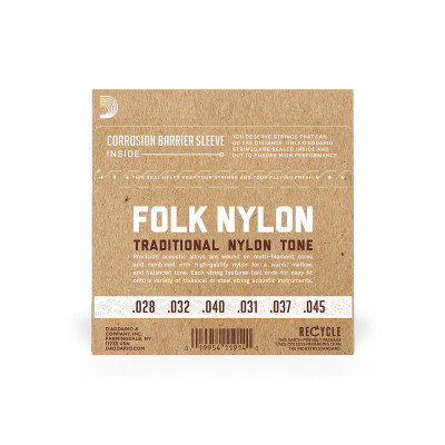 Струни для гітари D'Addario Folk Nylon Ball End Silver Wound / Clear Treble (EJ32C) Вінниця - фото 3