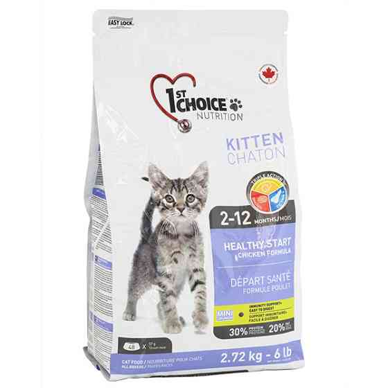 1st Choice Kitten Healthy Start ФЕСТ ЧОЙС КУРИЦА ДЛЯ КОТЯТ сухой суперпремиум корм для котят Киев