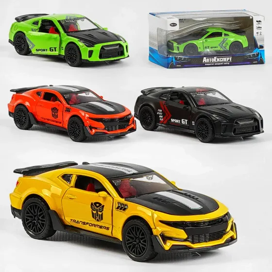 Машинка MG 08744 (120/2) "Авто Експерт" 4 види, металопластик, 1:36, звук, світло, інерція, відчиняю Київ