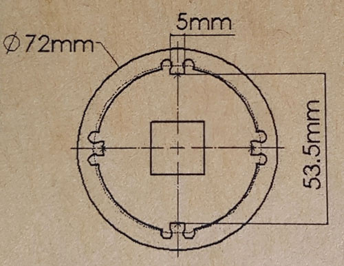 3/4" Спецключ для КПП (MAN) Одеса - фото 2