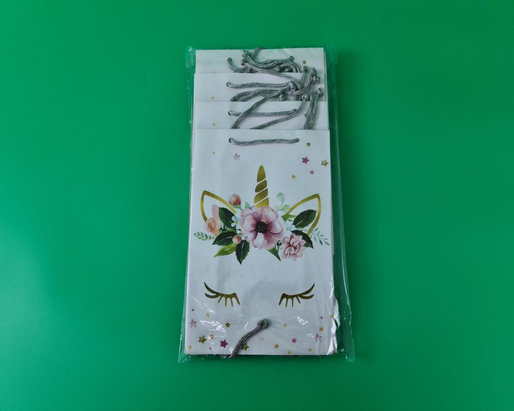 Паперовий пакет подарунковий Середній 17/26/8 (артSV-160) (12 шт.) Харків - фото 3