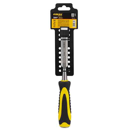 Sigma Стамеска ударная 18мм двухкомпонентная рукоятка CrV SIGMA (4326381) Коломыя