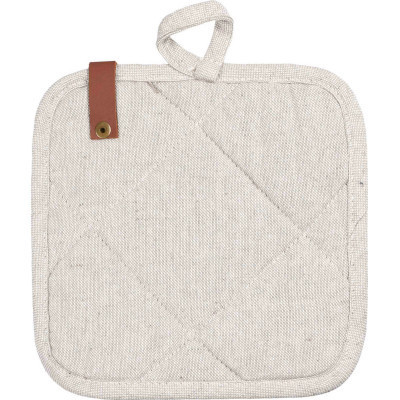 Кухонная прихватка Ardesto Oliver, 20х20 см, 100% хлопок, нап-ч: ватин, серый светлый (ART04OL) Винница - изображение 3