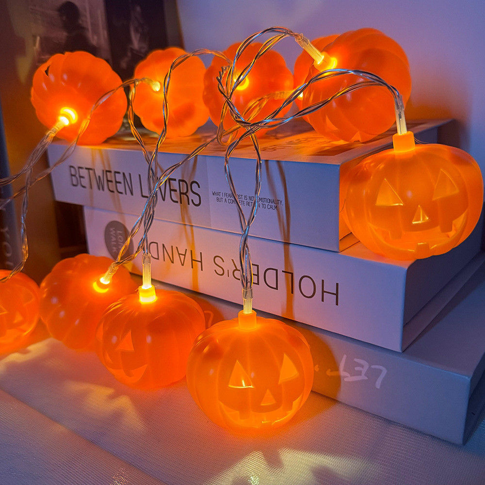 Гирлянда Хэллоуин Тыквы 150 см 10 led 55 мм оранжевый Киев - изображение 1