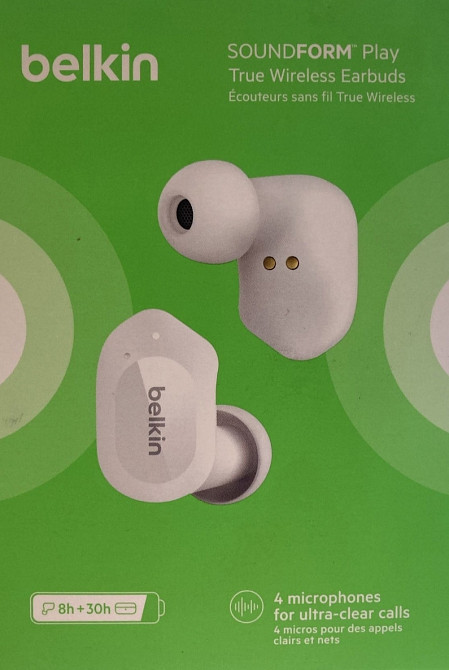 Наушники: Belkin Soundform Play TWS. Харьков - изображение 2