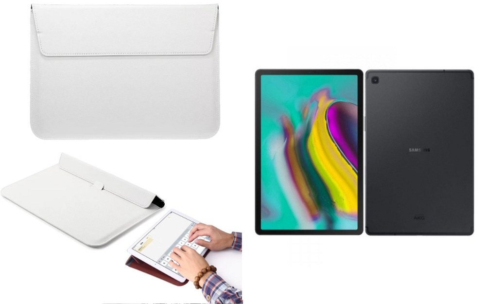 Чохол-конверт VitoCase для Samsung Galaxy Tab S5e (2019), з функцією підставки для планшета Білий Київ - фото 1