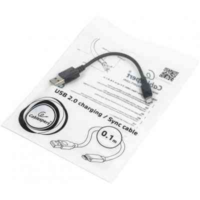 Дата кабель USB 2.0 AM to Lightning 0.1m Cablexpert (CC-USB2-AMLM-0.1M) Вінниця