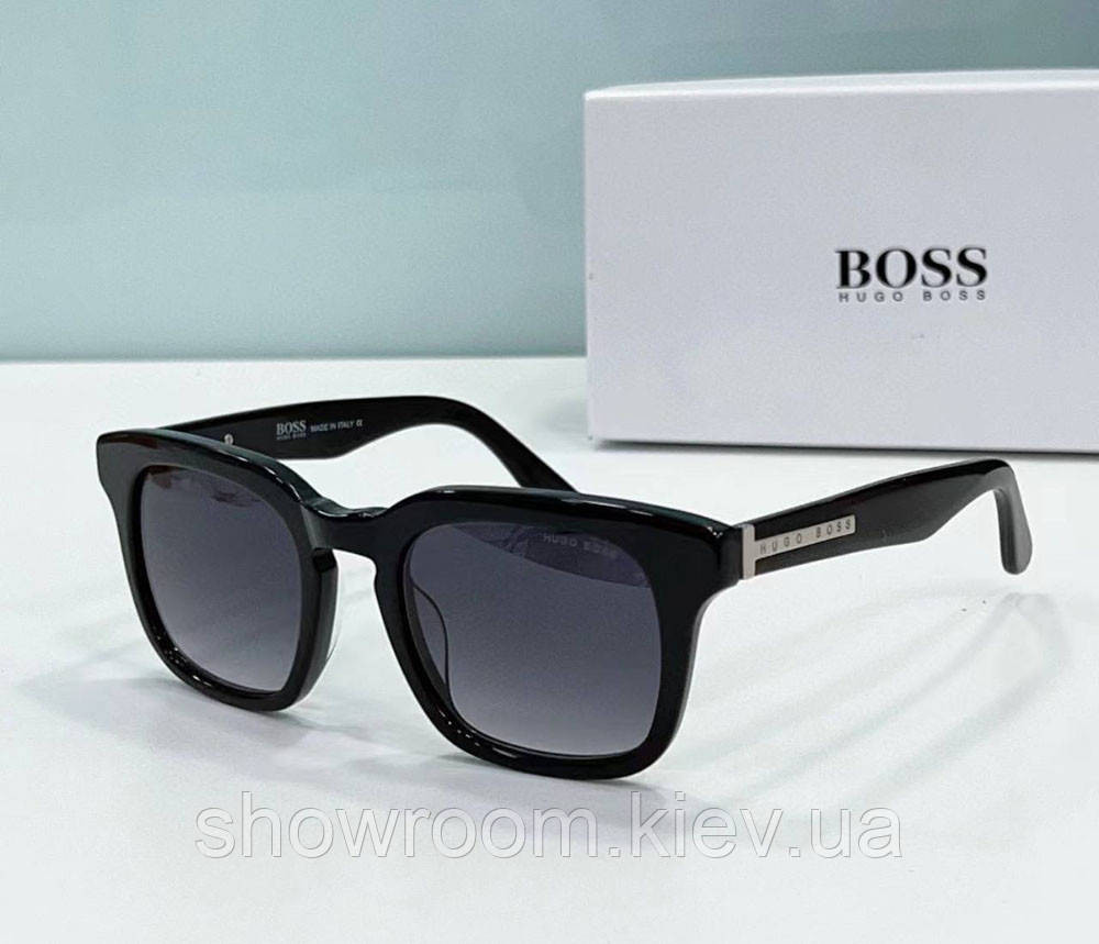 Мужские солнцезащитные очки Boss 1287 black Lux Киев - изображение 1