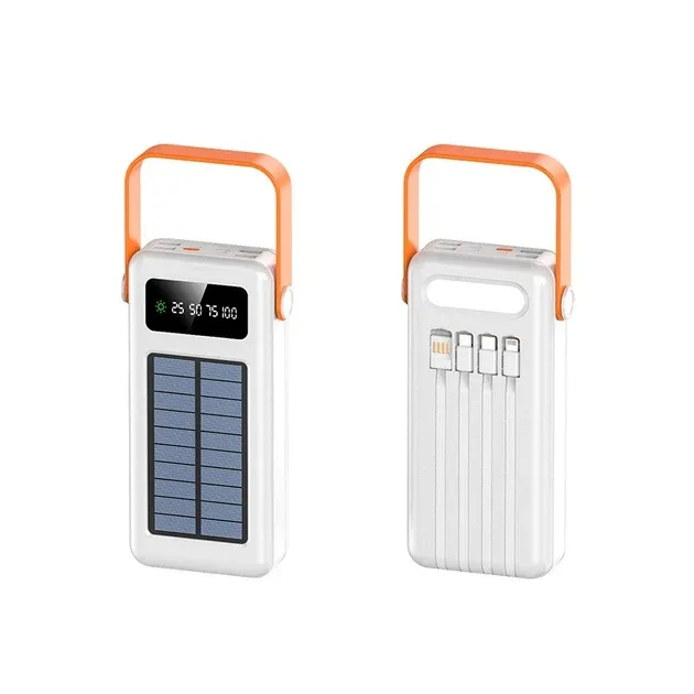 Зовнішній акумулятор (power bank) 40000мАг 4Вт на сонячній батареї Київ - фото 3