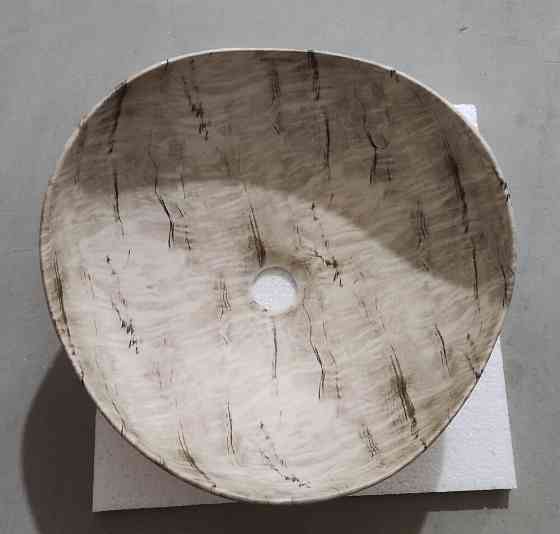 Раковина накладна Mixxus Premium WAVE-0103 MARBLE 380х380х170mm   ( MP6532 ) 27290 Харьков