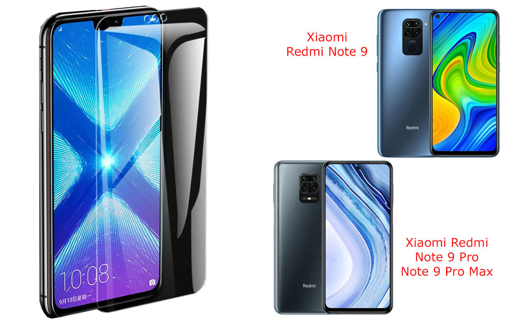 Захисне скло NeoGlass для Xiaomi Redmi Note 9, 9 Pro, 9 Pro Max – надпрозоре та стійке Київ - фото 2