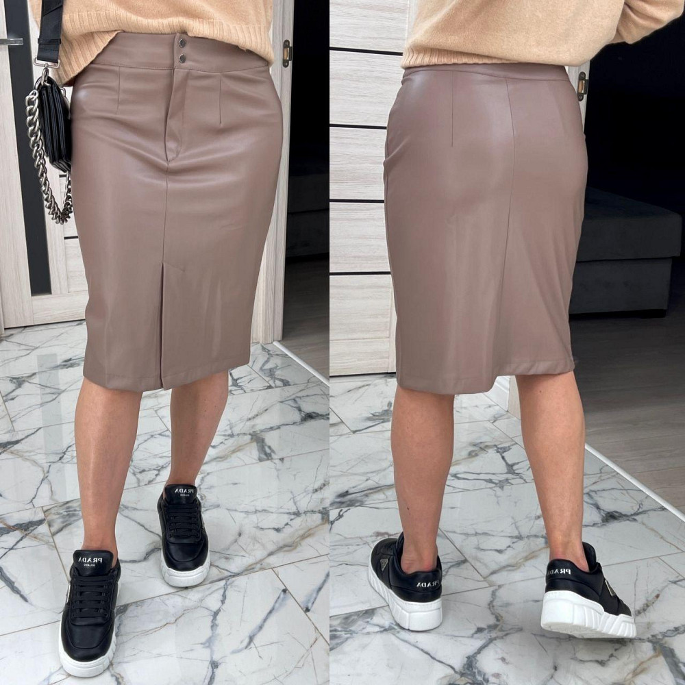 Женская прямая юбка кожаная. 46-56р Киев - изображение 9