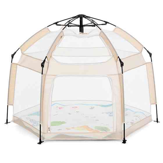 Детский манеж MR 1512 Ivory Beige 146×127×110 см Винница